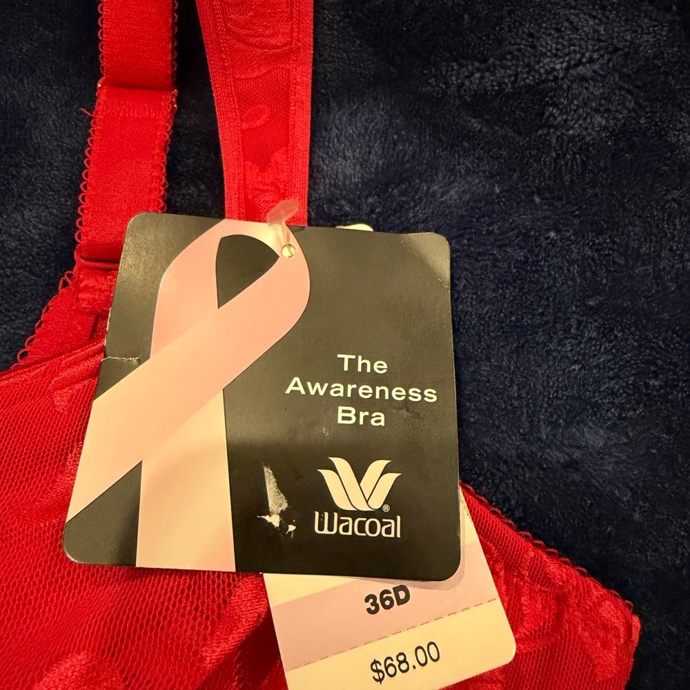 Wacoal Scarlet Floral Lace Bra - Picture 3 of 6